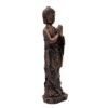 Standing Buddha Statue Showpiece, 36.8 cm x 11.4 cm, Meditation Pose, Home Decor
