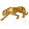 3-4.jpg Modern Gold Panther Sculpture - Sleek Resin Animal Figurine for Home & Office Decor