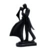 Romantic Couple Statue - Black Dancer Figurine for Home Decor, Valentine's Day Gift, Anniversary Decoration