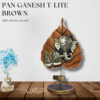 3-500x500-1.png Metal Brown Pan Ganesh Statue | Handmade Ganesha Idol for Home D?cor, Pooja Room & Gift | Antique Finish Metal Art Showpiece