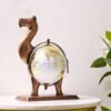 3-500x500-4.jpg Elegant Metal Camel Globe for Table Decor | Artistic Handcrafted Home Decoration Piece | Antique Finish Showpiece for Living Room & Office