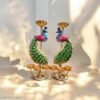 Decorative Metal Peacock Candle Holder | Handcrafted Tealight Holder for Home & Festive Decoration