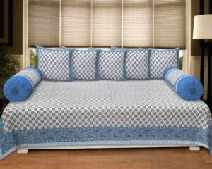 Jaipuri Printed Cotton King Size Bedsheet ? Soft, Breathable & Durable Double Bed Cover with Classic Rajasthani Design