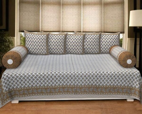 Jaipuri Printed Cotton King Size Bedsheet ? Soft, Breathable & Durable Double Bed Cover with Classic Rajasthani Design