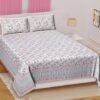 Jaipuri Printed Cotton Double Bedsheet ? King Size, Soft, Breathable, Durable, Handcrafted Indian Bedding