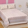 Jaipuri Printed Cotton Double Bedsheet ? King Size, Soft, Breathable, Durable, Handcrafted Indian Bedding