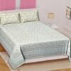 Jaipuri Printed Cotton Double Bedsheet ? King Size, Soft, Breathable, Durable, Handcrafted Indian Bedding