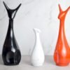 4-16.jpg Stylish Abstract Cat Sculpture Trio - Modern Ceramic Art Decor for Living Room & Office