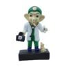 4-17-2.jpg Doctor Ganesha Idol Lord Ganpati Statue in Doctor Avatar with Mouse Polyresin Showpiece for Home, Clinic, Hospital, Gift for Doctors 8 Inch