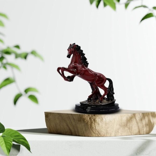 4-20.jpg Red Stallion Statue - Majestic Horse Figurine for Home Decor and Gift