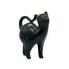 Elegant Black Cat Statue with Golden Accent - Modern Home Decor Inspiration