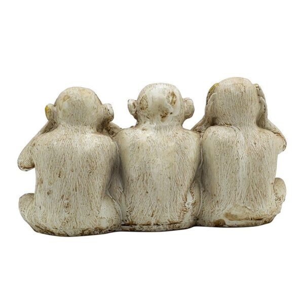 Three Wise Monkeys Statue - Hear No Evil, See No Evil, Speak No Evil - Decorative Figurine for Home & Office