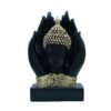 4-3-1.jpg Gold Buddha Statue for Home Decor, 10 Resin Enlightenment Sculpture, Yoga Zen Accent, Spiritual Gift & Feng Shui Ornament