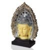 4-34-1.jpg Handicrafts Buddha Head on Tree Idol Statue Showpiece for Home Decoration and Gifting., Diwali Gift Item for Family and FriendsMulticolor