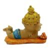 4-5-2.jpg Cute Baby Ganesha Idol Reading Book | 5.5 Inch Colorful Polyresin Ganpati Statue for Home Decor, Study Table, Kids Room & Gift | Decorative Bal Ganesha Murti