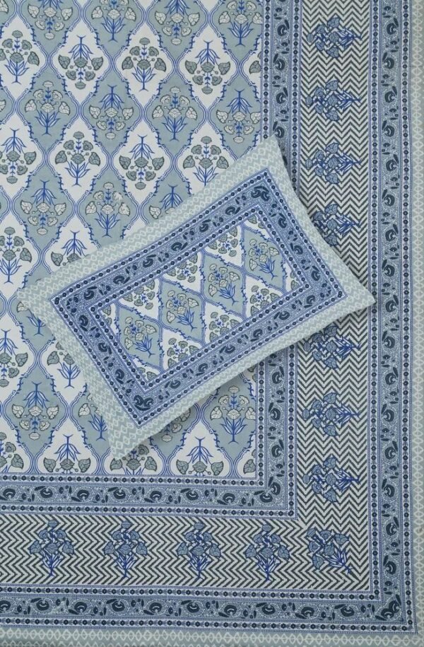 Jaipuri King Size Cotton Bedsheet ? Soft, Durable, Premium Handcrafted Rajasthani Print for Bedroom Decor