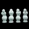 5-29-1.jpg White Angel Figurine Set of 4, Decorative Garden Statues, 8 Inch Height, 3-3.5 Inch Width