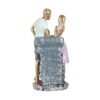 Golden Couple Statue, Romantic Decorative Figurine for Home, Gift for Couples - Wedding Decoration