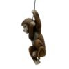 5-7.jpg Whimsical Hanging Monkey Garden Sculpture - Resin Chimp Ornament for Indoor & Outdoor Decor