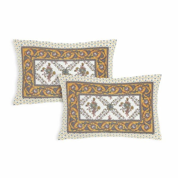 Jaipuri King Size Cotton Bedsheet ? Soft, Breathable Double Bed Sheet with Traditional Rajasthani Print ? Premium Home & Bedroom Decor