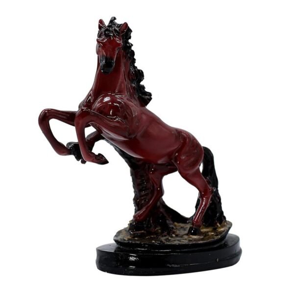 6-10.jpg Red Stallion Statue - Majestic Horse Figurine for Home Decor and Gift