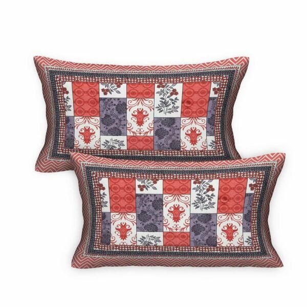 Super?King Size 100% Cotton Jaipuri Bedsheet ? Traditional Blue Floral Block?Print, Soft & Breathable Bed Linen