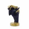 Elegant Black and Gold Horse Sculpture for Home Decor - Luxurious Art Piece