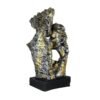 Golden Couple Statue - Romantic Love Figurine for Home Decor