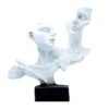 Abstract Couple Sculpture Resin Figurine Modern Love Statue for Home Decor, Anniversary Valentine's Day Gift
