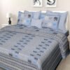 100% Cotton Double Bed Sheet with 2 Pillow Covers | Soft & Breathable Cotton Bedding | Solid / Subtle Print Design | Durable, Machine-Washable