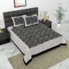 Printed Cotton Double Bedsheet Set with 2 Pillow Covers ? 100% Pure Cotton, Soft & Breathable Ethnic Design Bed Linen