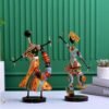 Cute Multicolor Dandiya Couple in Metal | Handcrafted Decorative Showpiece for Home & Table D?cor | Traditional Rajasthani Folk Art Figurines