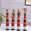 dsc-2245-500x500-1.jpg Handmade Metal Labour Lady Showpiece in Red Dress | Artistic Home Decoration Piece for Living Room & Gift