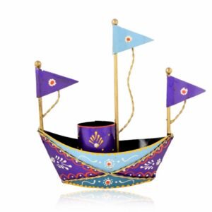 dsc-2319-2-1000x1000-1.jpg Handcrafted Metal Blue Boat Pen Holder | Artistic Tabletop Organizer for Home, Office & Study Desk