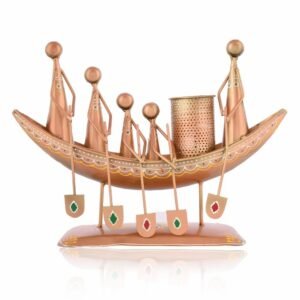 dsc-2333-2-1000x1000-1.jpg Metal Boat Pen Stand | Handcrafted Nautical-Style Desk Organizer | Decorative Table Accessory for Home & Office D?cor