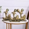 Metal Decorative Antique Nagpuri Musician Set | Handcrafted Table Showpiece for Home & Office D?cor