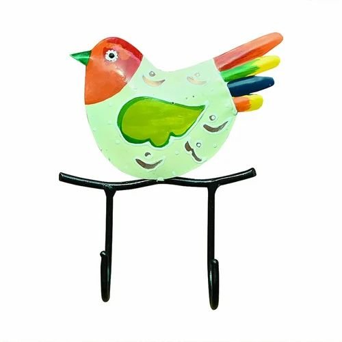 dsc-7877-500x500-1.jpg Beautiful Metal Single Bird Key Holder for Wall Decor | Handcrafted Decorative Key Hanger | Stylish Home Entryway Organizer