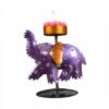 Rajasthani Hand-Painted Metal Elephant T-Lite Holder | Decorative Tealight Candle Stand for Home & Festive D?cor