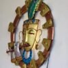 Murli Krishna Metal Wall Art | Handcrafted Wall Hanging for Home & Temple Decoration