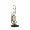 Metal Anchor Table Clock | Nautical Style Decorative Timepiece for Home, Office & Study Table Decor