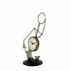 Metal Anchor Table Clock | Nautical Style Decorative Timepiece for Home, Office & Study Table Decor