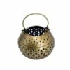Metal Lota Shape Hanging T Lite Holder | Handcrafted Tealight Candle Holder for Home & Festive Decor