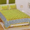 Jaipuri Pure Cotton Bed Sheet | Ethnic Printed Double Bed Sheet Set | Colorfast & Skin-Friendly Home Bedding