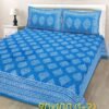 Premium Jaipuri Printed Cotton Double / King Size Bedsheet ? Soft Rajasthani Block?Print Design, 100% Breathable Cotton for Bedroom Decor