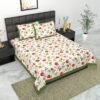 jaipuri-printed-pure-cotton-double-bedsheet-with-2-pillow-cover-1000x1000-4.jpeg Jaipuri Printed Cotton Double Bedsheet with 2 Pillow Covers ? King Size, 100% Pure Cotton, Soft & Durable Rajasthani Design for Bedroom Decor