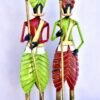 Rajasthani Metal Darwan Set | Traditional Handcrafted Decorative Showpiece for Home & Office D?cor
