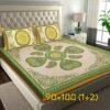 100% Cotton King Size Screen?Print Bedsheet ? Soft & Breathable Indian Bed Sheet with Ethnic Pattern