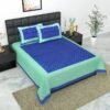 100% Cotton Double Bedsheet Set with 2 Pillow Covers ? Soft & Breathable Printed Bed Linen, Ethnic Design