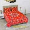Jaipuri King Size Cotton Double Bedsheet ? Traditional Hand Block Print, Soft & Comfortable