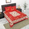Jaipuri King Size Cotton Double Bedsheet ? 100% Pure Cotton, Traditional Rajasthani Block Print, Soft & Breathable Ethnic Bed Linen